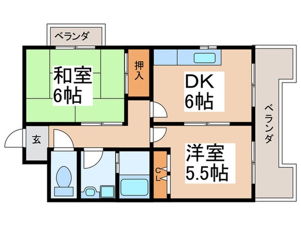 ハイムてつの物件間取画像